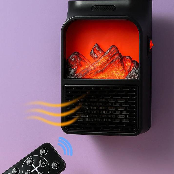 🔥 Calefactor Portátil 1000W™ – Calor Rápido y Ambiente Acogedor 🪵✨