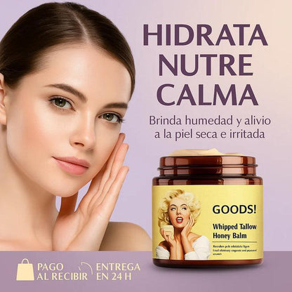 ✨ BÁLSAMO REJUVENECEDOR EVILGOODS™ – REVITALIZA TU PIEL CON RES SEBO Y MIEL DE MANUKA 100 % NATURALES 🍯