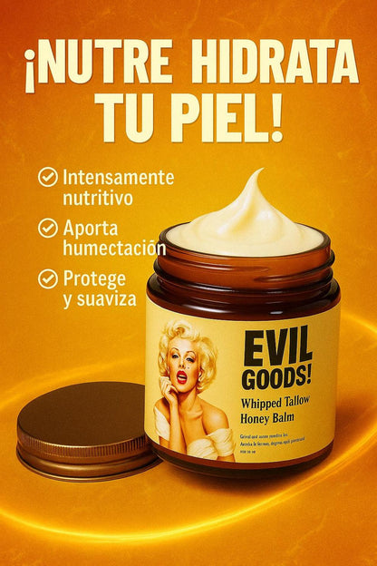 ✨ BÁLSAMO REJUVENECEDOR EVILGOODS™ – REVITALIZA TU PIEL CON RES SEBO Y MIEL DE MANUKA 100 % NATURALES 🍯
