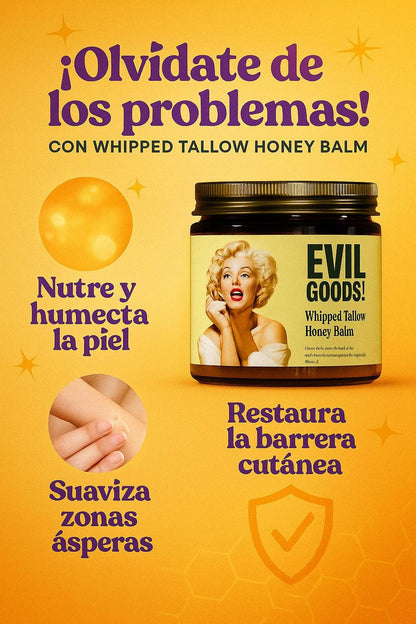 ✨ BÁLSAMO REJUVENECEDOR EVILGOODS™ – REVITALIZA TU PIEL CON RES SEBO Y MIEL DE MANUKA 100 % NATURALES 🍯