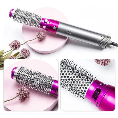 ✨ SECADOR CEPILLO 5 EN 1: PEINADO DE SALÓN EN SEGUNDOS + ¡REGALO SECRETO! 😍