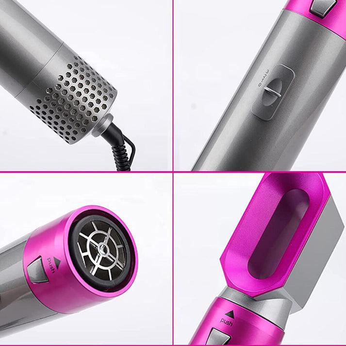 ✨ SECADOR CEPILLO 5 EN 1: PEINADO DE SALÓN EN SEGUNDOS + ¡REGALO SECRETO! 😍