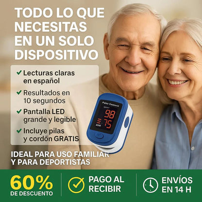 🩺!Oxímetro de pulso 2 en 1 - 60% de descuento - Compra y paga en casa ✅