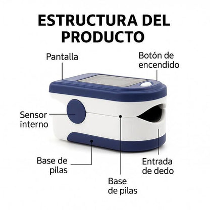 🩺!Oxímetro de pulso 2 en 1 - 60% de descuento - Compra y paga en casa ✅