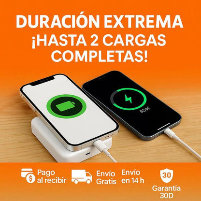 🔋 BANCO DE ENERGÍA MAGSAFE 5000 MAH – CARGA INSTANTÁNEA POR INDUCCIÓN Y USB. ¡AÑÁDELO PARA BATERÍAS BAJAS! ¡60% DE DESCUENTO HOY!
