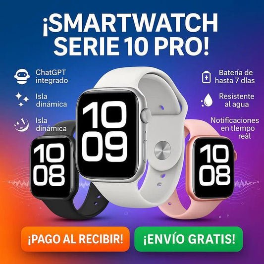 ⌚️ AirWatch™ Serie 10 PRO | 70 % DE DESCUENTO HOY + 🎁 REGALO PREMIUM INCLUIDO 🔥