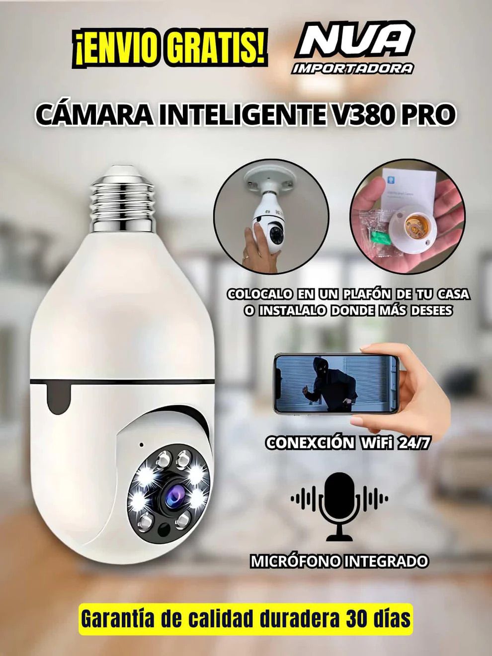 2x1 CamSafe360™ – La revolución en la vigilancia del hogar 🔥