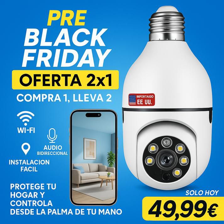 2x1 CamSafe360™ – La revolución en la vigilancia del hogar 🔥