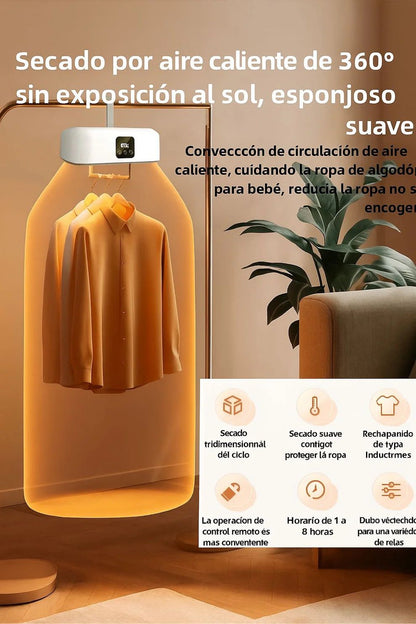 🔥 SECADORA ELÉCTRICA PORTÁTIL con temporizador: se agrega a la ropa mojada de invierno y se seca en minutos sin aumentar su factura de electricidad.