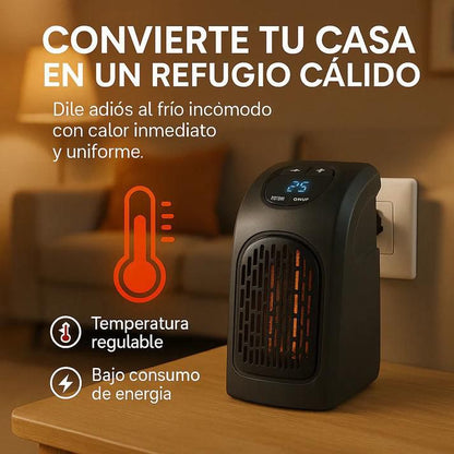 CALENTADOR PORTÁTIL MAX -50% SOLO HOY APROVECHA + Calor instantáneo sin gastar de más 🔥