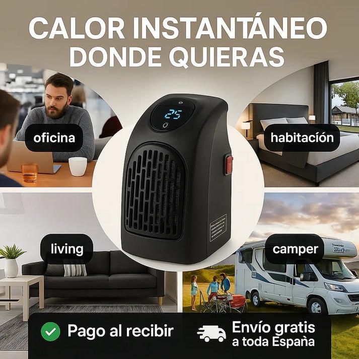 CALENTADOR PORTÁTIL MAX -50% SOLO HOY APROVECHA + Calor instantáneo sin gastar de más 🔥