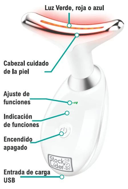 ✨ Masajeador Facial Premium – Antiarrugas y reafirma el cuello