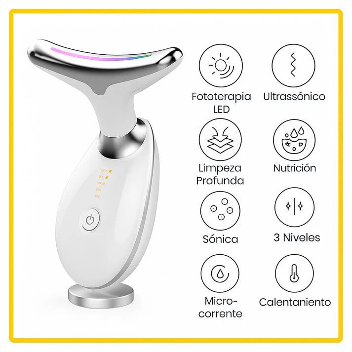 ✨ Masajeador Facial Premium – Antiarrugas y reafirma el cuello