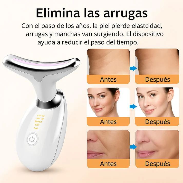 ✨ Masajeador Facial Premium – Antiarrugas y reafirma el cuello