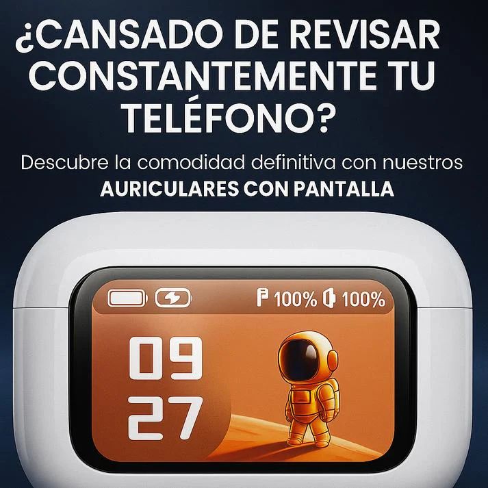 🔊 AIRPODS PRO CON PANTALLA: SONIDO PREMIUM, CANCELACIÓN DE RUIDO Y + ¡Spotify Premium GRATIS! 🔥