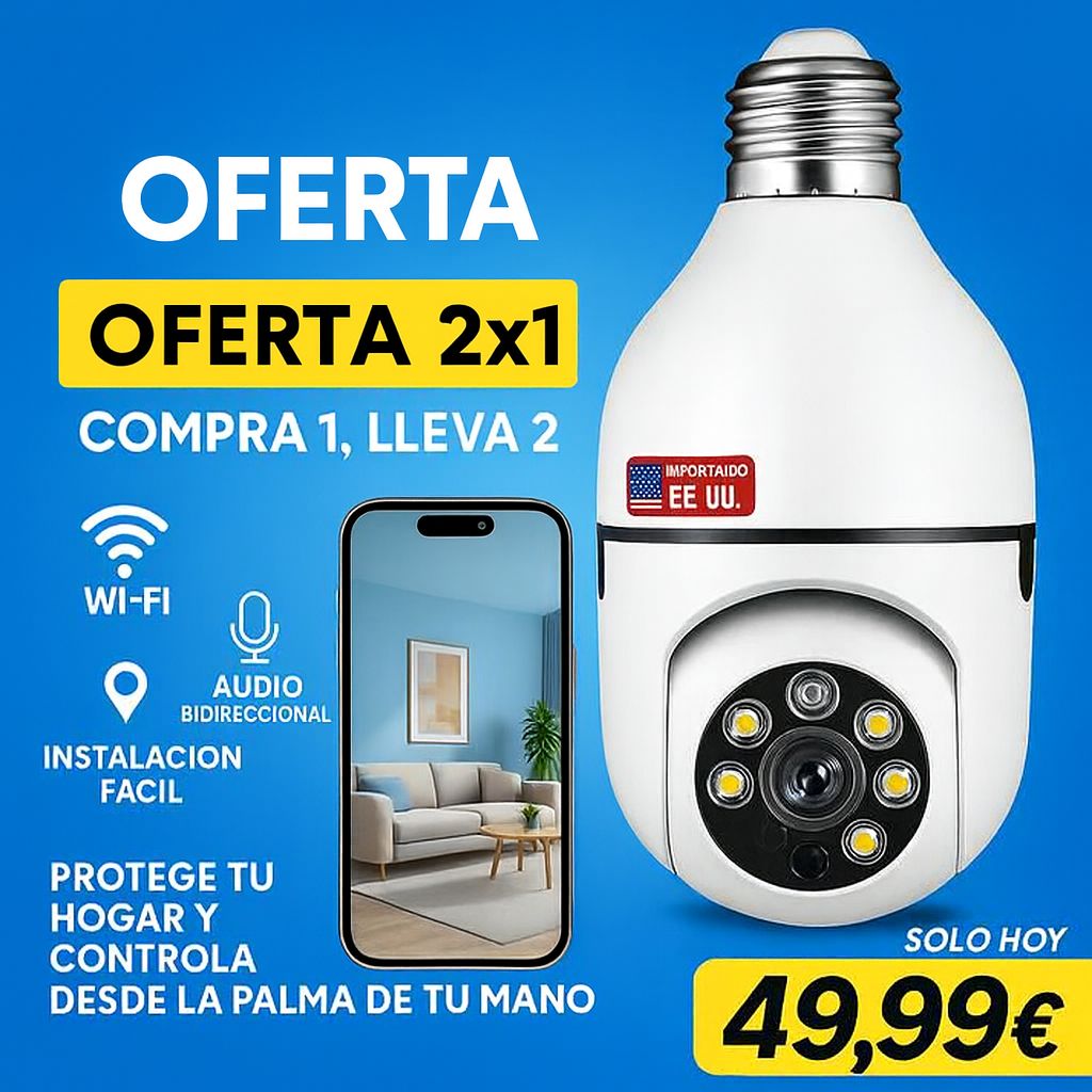 2x1 CamSafe360™ – La revolución en vigilancia casera 🔥