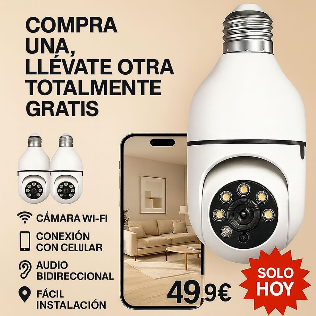 2x1 CamSafe360™ – La revolución en vigilancia casera 🔥