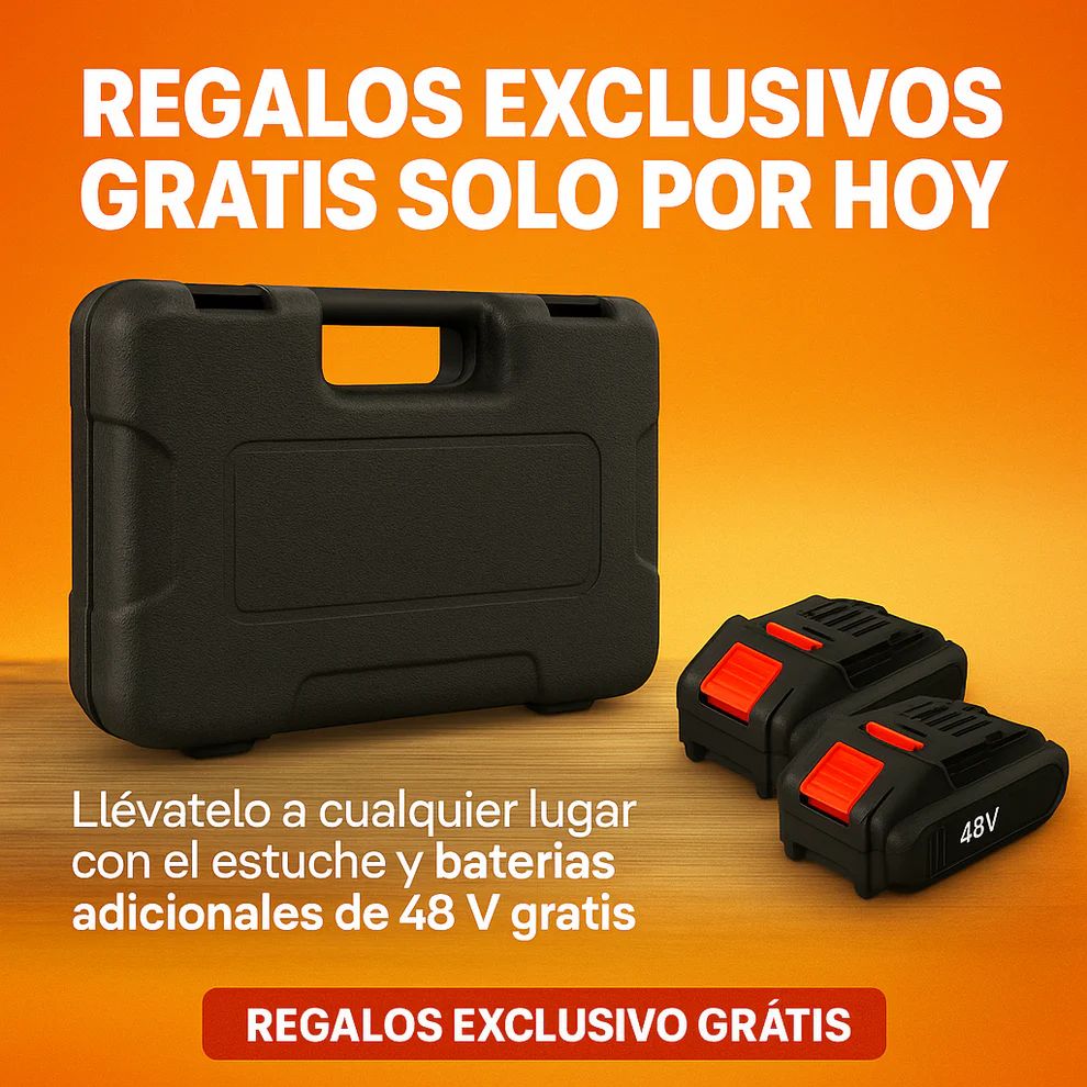 💦 PISTOLA ALTA PRESIÓN PRO + 2 BATERÍAS 48 V CON ESTUCHE – ¡ÚLTIMAS UNIDADES! 🔥